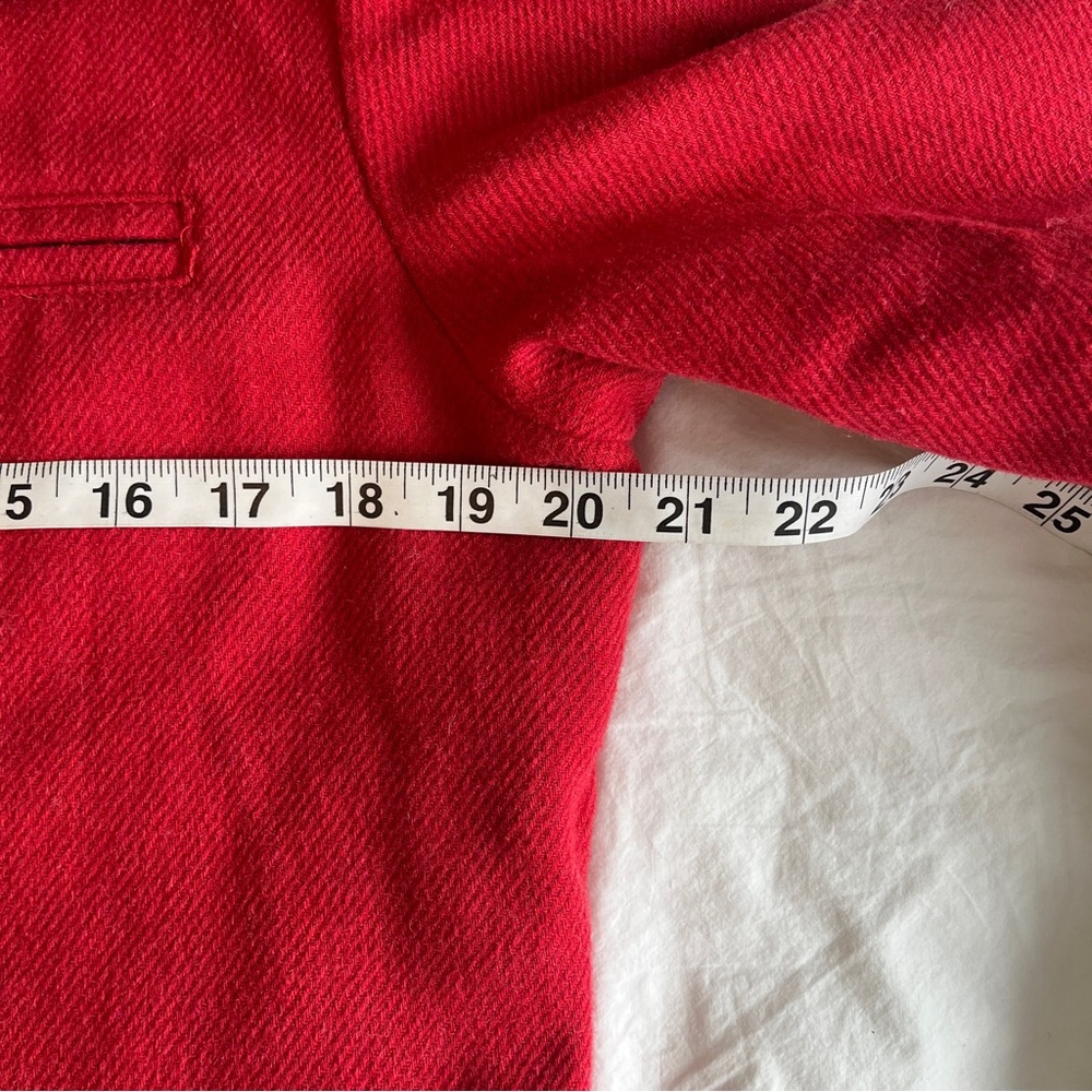 Red Wool Coat - Picture 6 of 7